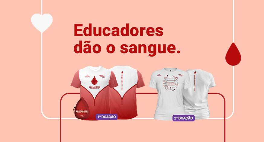 Campanha “Educadores dão o sangue” é prorrogada até o final de dezembro Campanha “Educadores dão o sangue” é prorrogada até o final de dezembro
