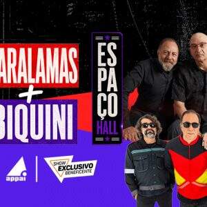 Show Exclusivo Beneficente reúne Paralamas e Biquini nos 40 anos da Appai