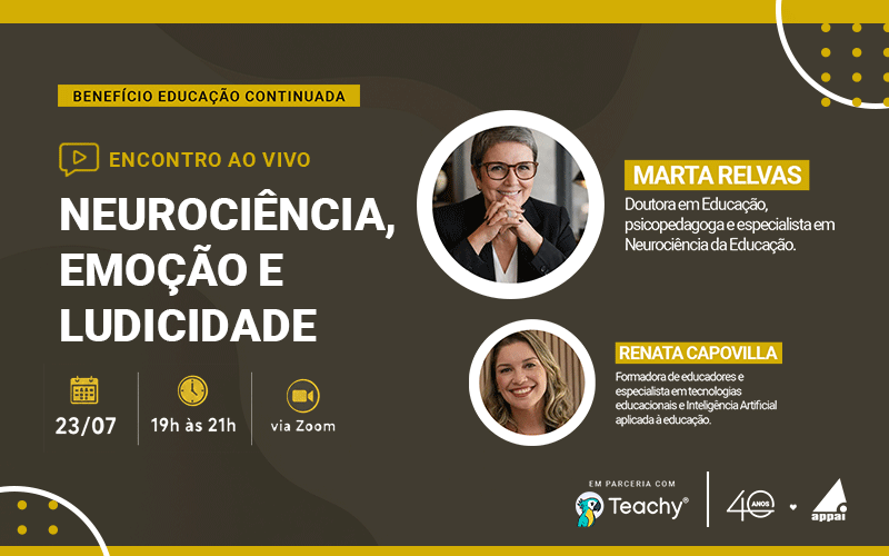 Webinar – Neurociência, Emoção e Ludicidade Webinar – Neurociência, Emoção e Ludicidade